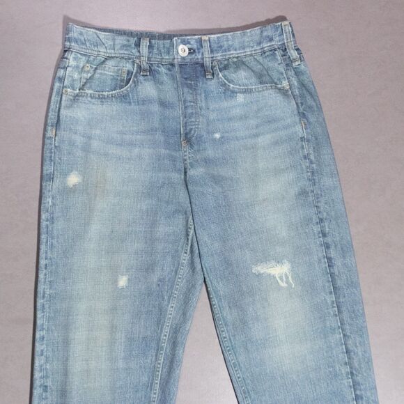 Rag & Bone Miramar Jogger Cotton Sweatpants Jeans Light Wash Women's Large - Picture 2 of 7